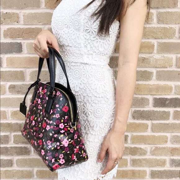 Kate Spade Cameron Street Lottie Satchel Floral - Picture 4 of 7